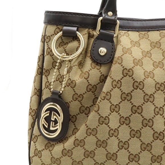 GUCCI Brown Leather Shoulder Bag - Picture 9 of 9